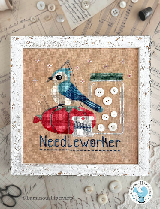 Needleworker - Luminous Fiber Arts -  Cross Stitch Pattern