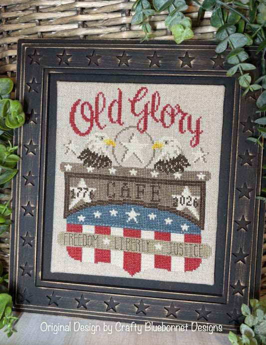 Old Glory Café - Crafty Bluebonnet - Cross Stitch Pattern