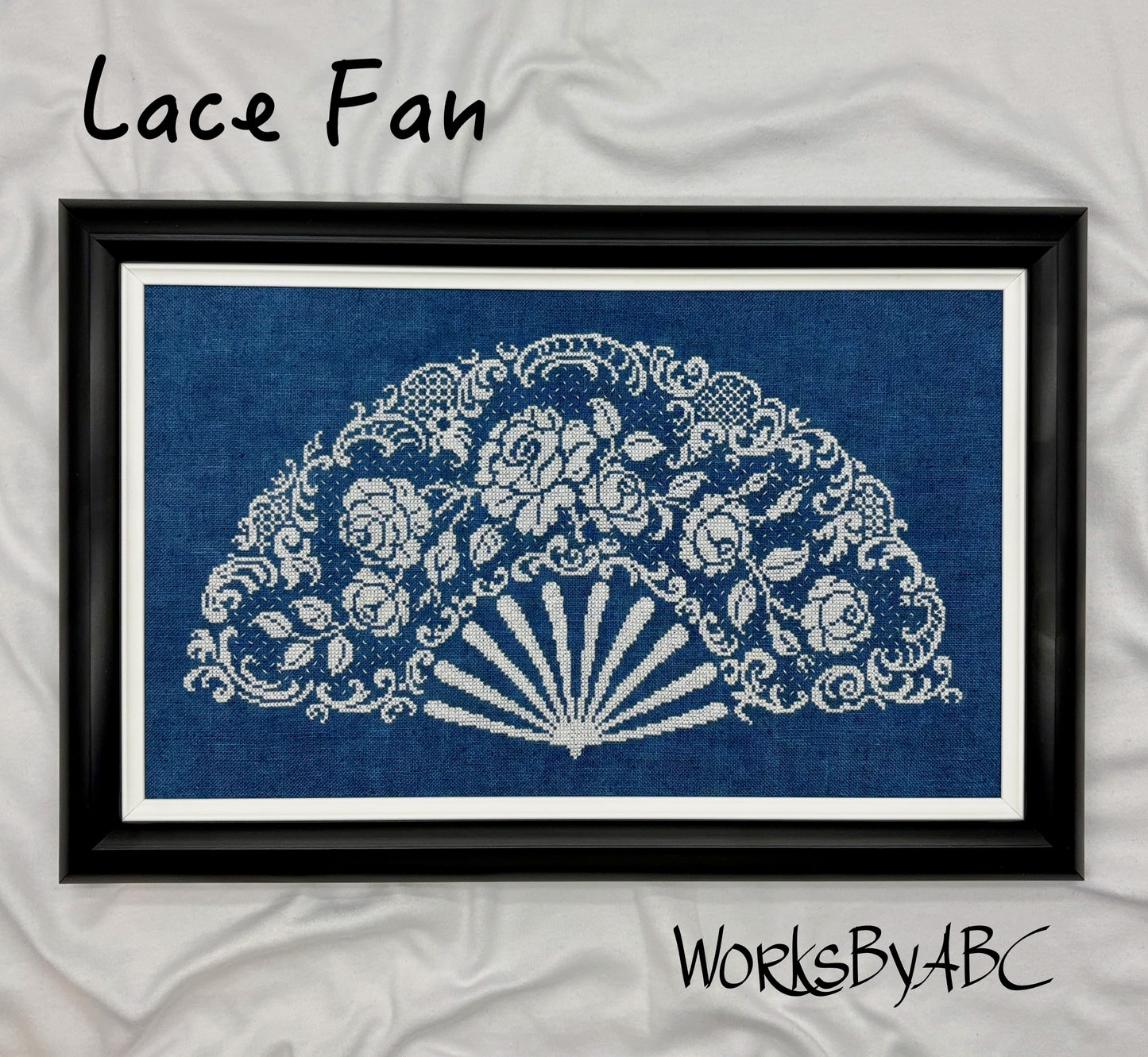 Lace Fan - Works by ABC - Cross Stitch Pattern