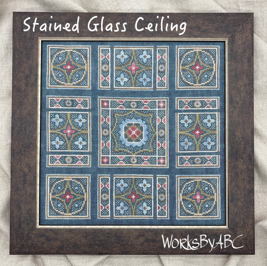 Stained Glass Ceiling - Works by ABC - Cross Stitch Pattern