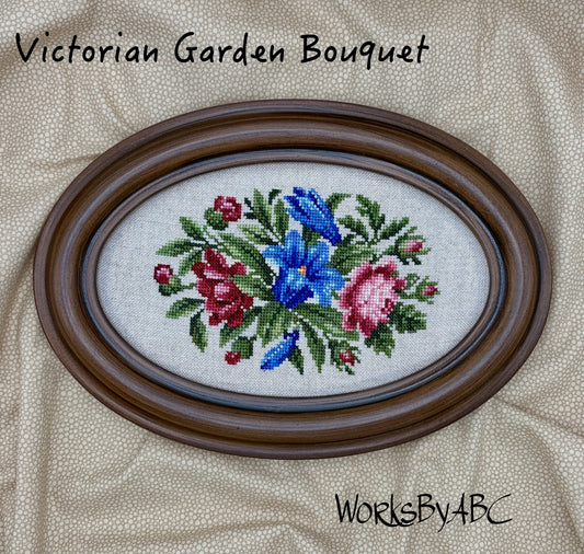 Victorian Garden Bouquet - Works by ABC - Cross Stitch Pattern
