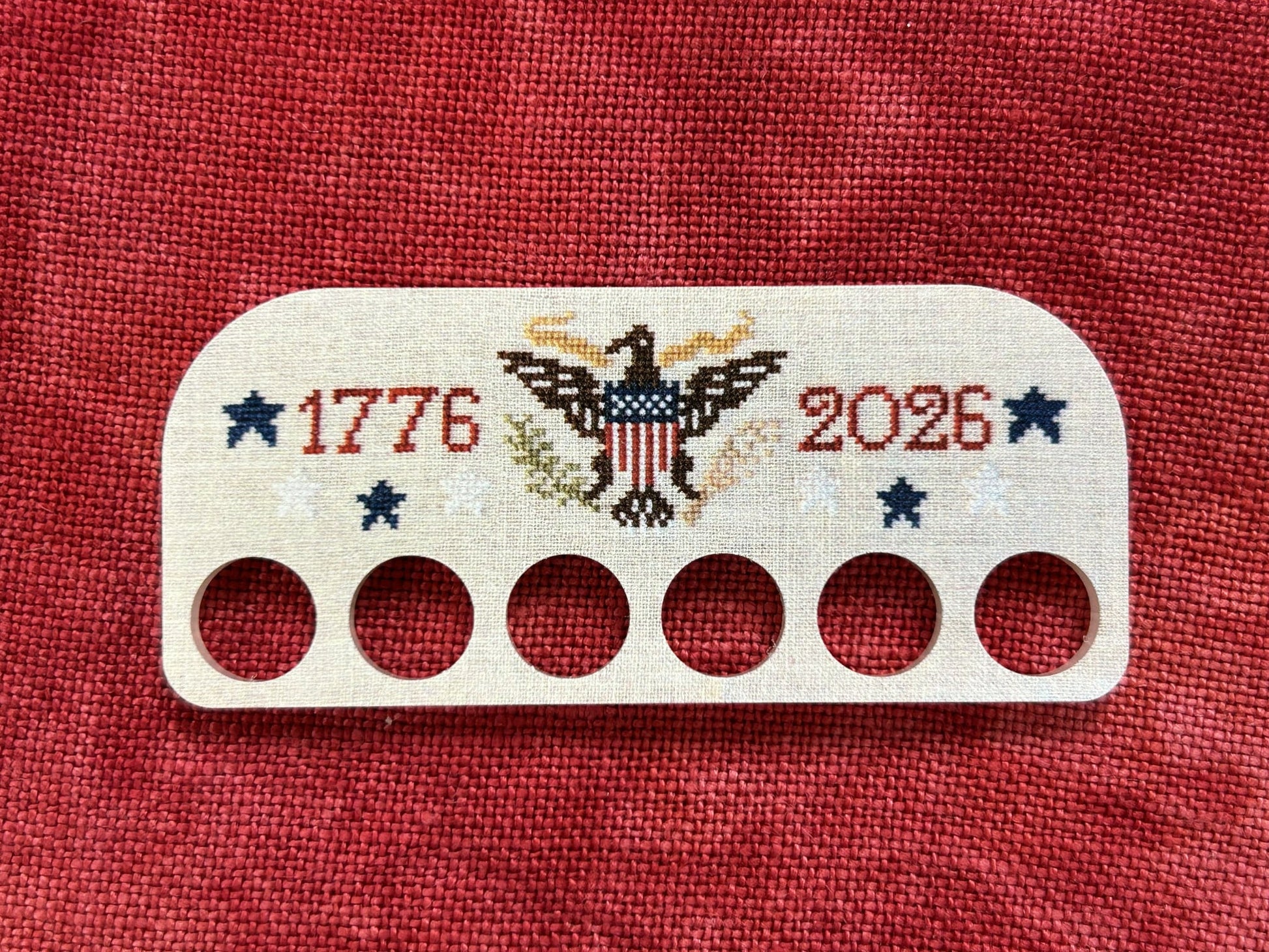 PREORDER Patriotic Thread Keep - Mindful Needle, Needlecraft Patterns, The Crafty Grimalkin - A Cross Stitch Store