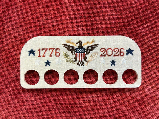 PREORDER Patriotic Thread Keep - Mindful Needle, Needlecraft Patterns, The Crafty Grimalkin - A Cross Stitch Store