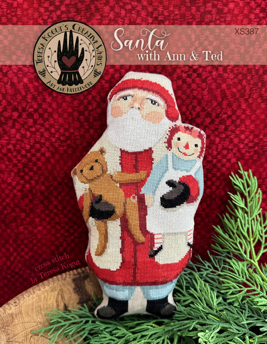 Santa with Ann & Ted - Teresa Kogut - Cross Stitch Pattern