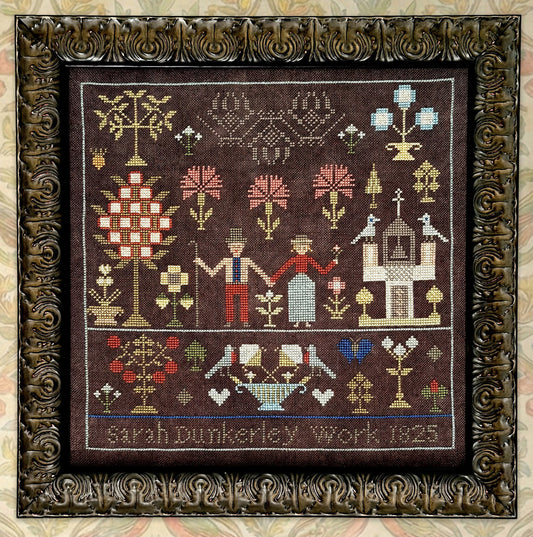 Sarah Dunkerley 1825 - Fox and Rabbit - Cross Stitch Pattern