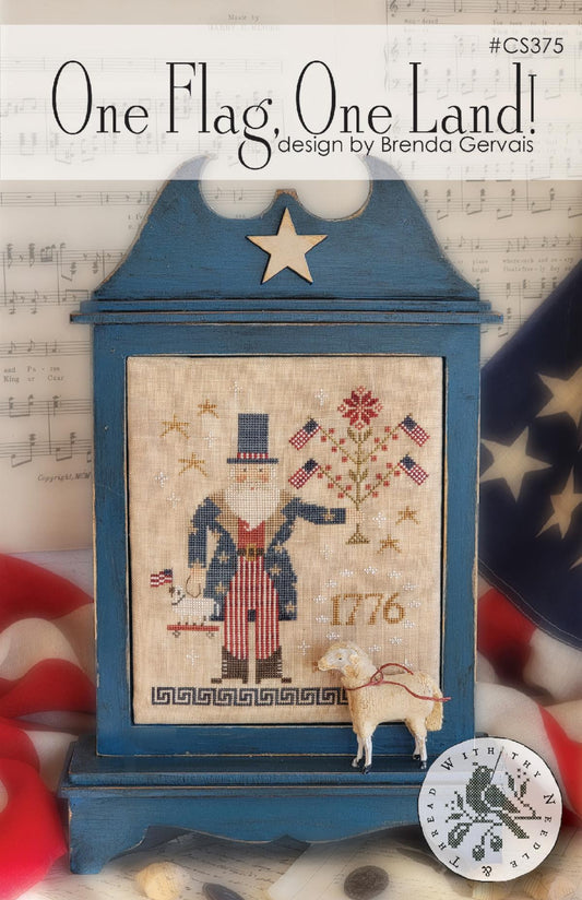One Flag, One Land! - With Thy Needle and Thread - Cross Stitch Pattern