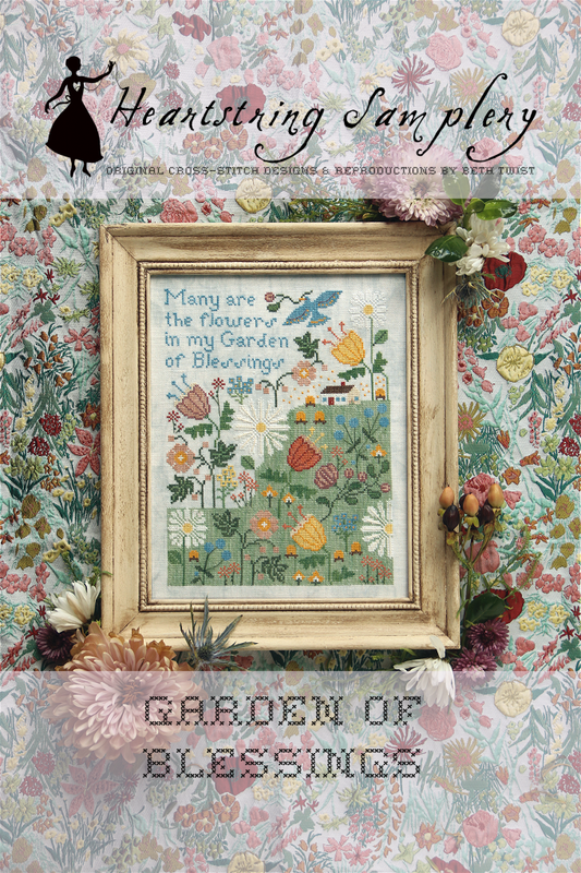PREORDER Garden of Blessings - Heartstring Samplery - Cross Stitch Pattern