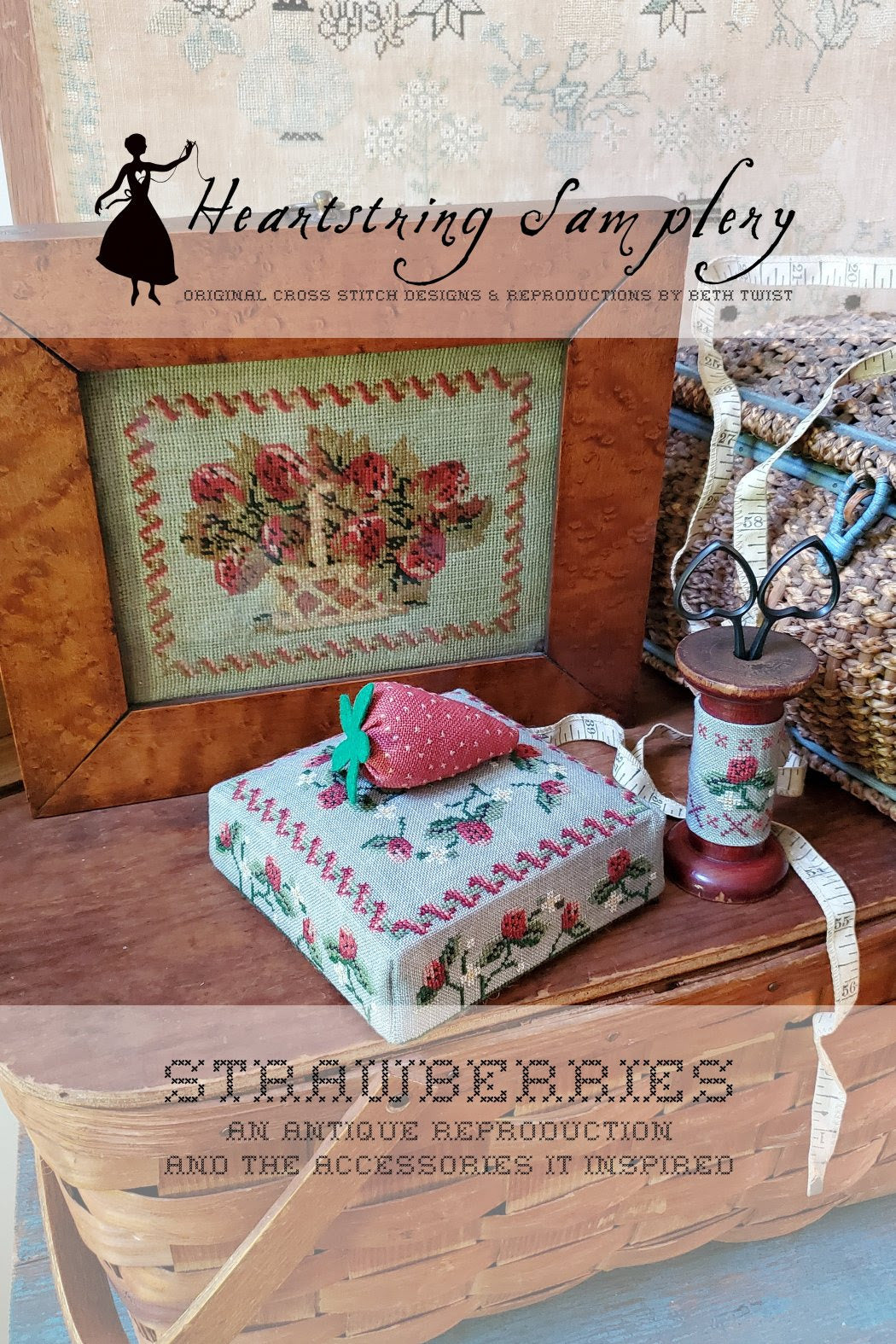 PREORDER Strawberries - Heartstring Samplery - Cross Stitch Pattern
