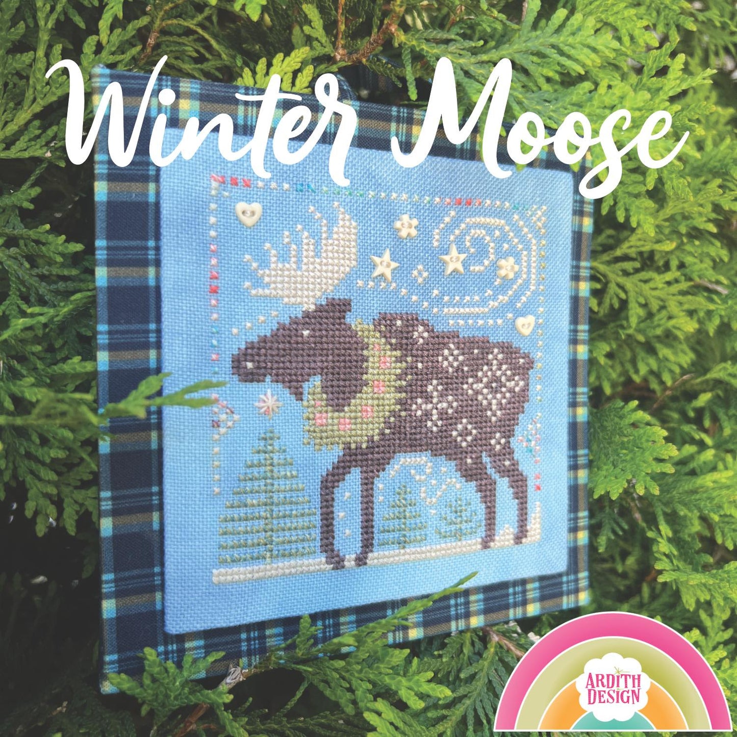 Winter Moose - Ardith Design - Cross Stitch Pattern