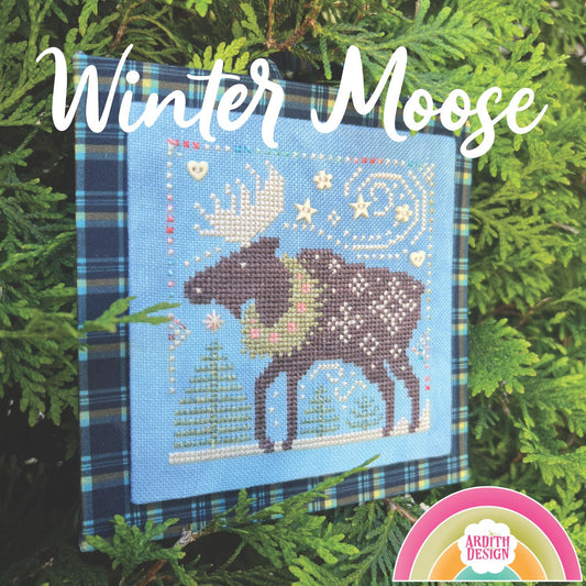 Winter Moose - Ardith Design - Cross Stitch Pattern