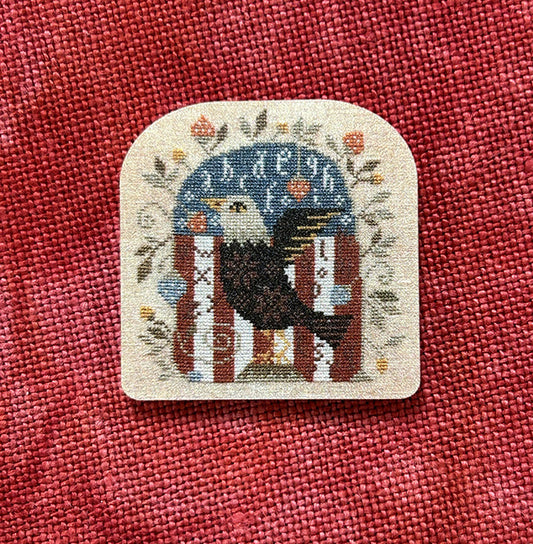 Patriotic ABC Needle Magnet  (Barbara Ana) - Willoughby Ann