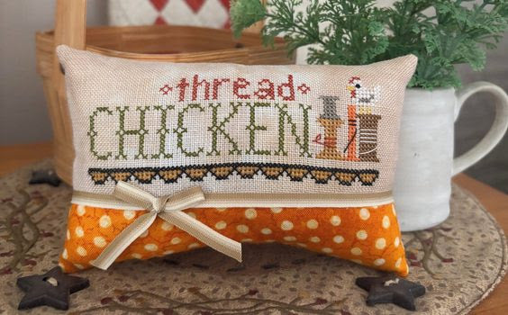 PREORDER Thread Chicken - Darlene D’Eon - Cross Stitch Pattern