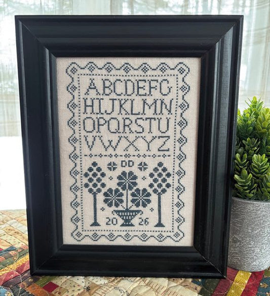 PREORDER Blue Spruce Sampler - Darlene D’Eon - Cross Stitch Pattern, Needlecraft Patterns, The Crafty Grimalkin - A Cross Stitch Store