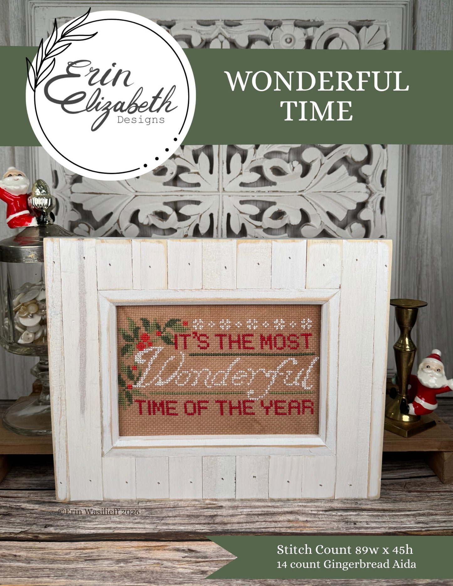 Wonderful Time - Erin Elizabeth - Cross Stitch Pattern