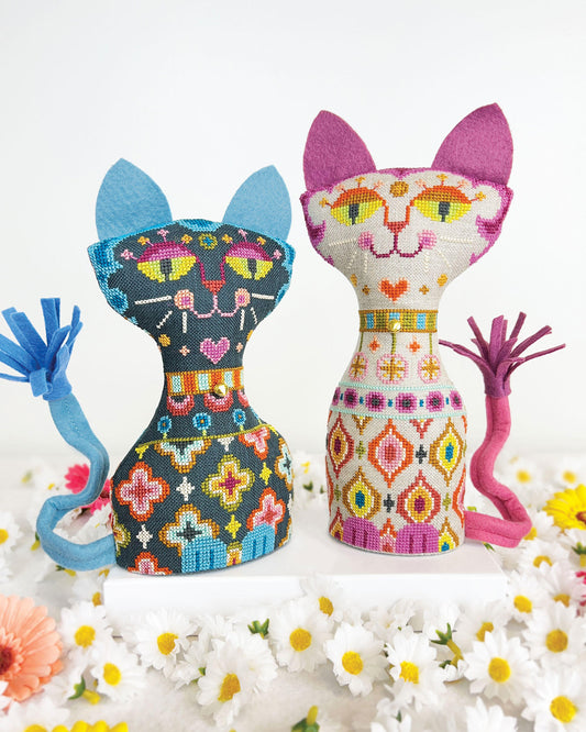 Hip Kitties - Satsuma Street - Cross Stitch Pattern