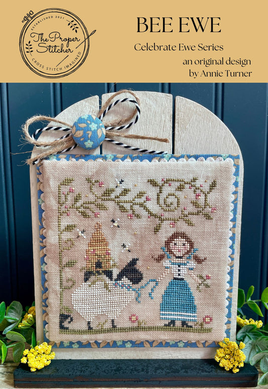 PREORDER Bee Ewe - Proper Stitcher - Cross Stitch Pattern