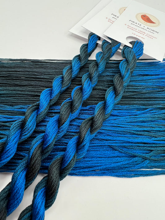 PREORDER Blue Jay - Pirate and Robin Threads, Cross Stitch Patterns, The Crafty Grimalkin - A Cross Stitch Store