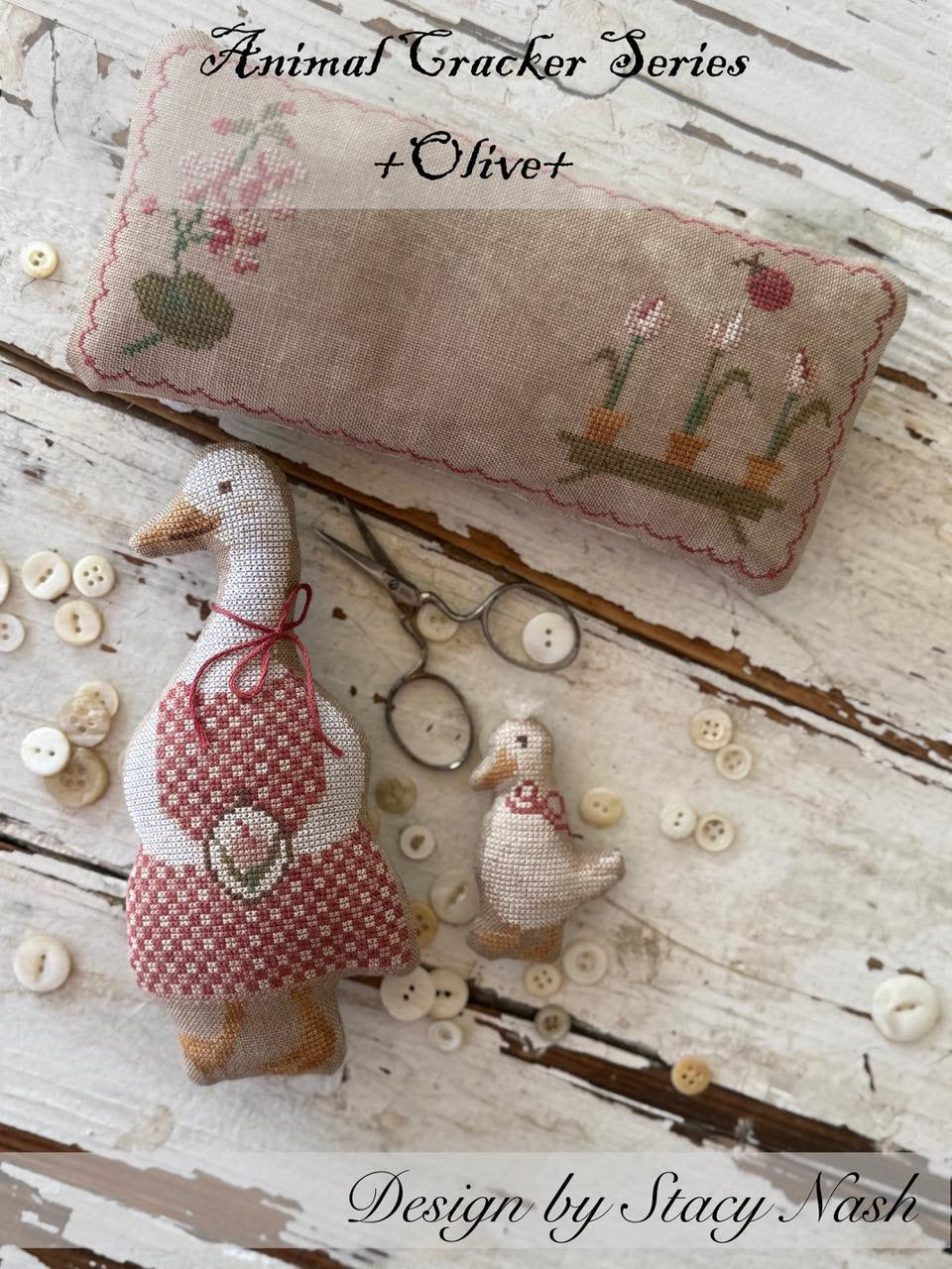 Olive, Animal Cracker - Stacy Nash - Cross Stitch Pattern