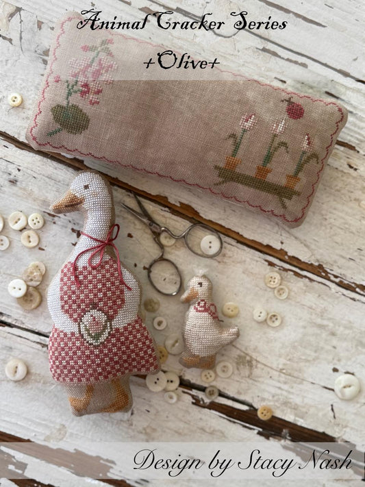 Olive, Animal Cracker - Stacy Nash - Cross Stitch Pattern