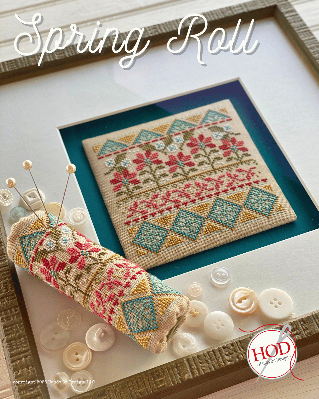 PREORDER Spring Roll - Hands on Design - Cross Stitch Pattern