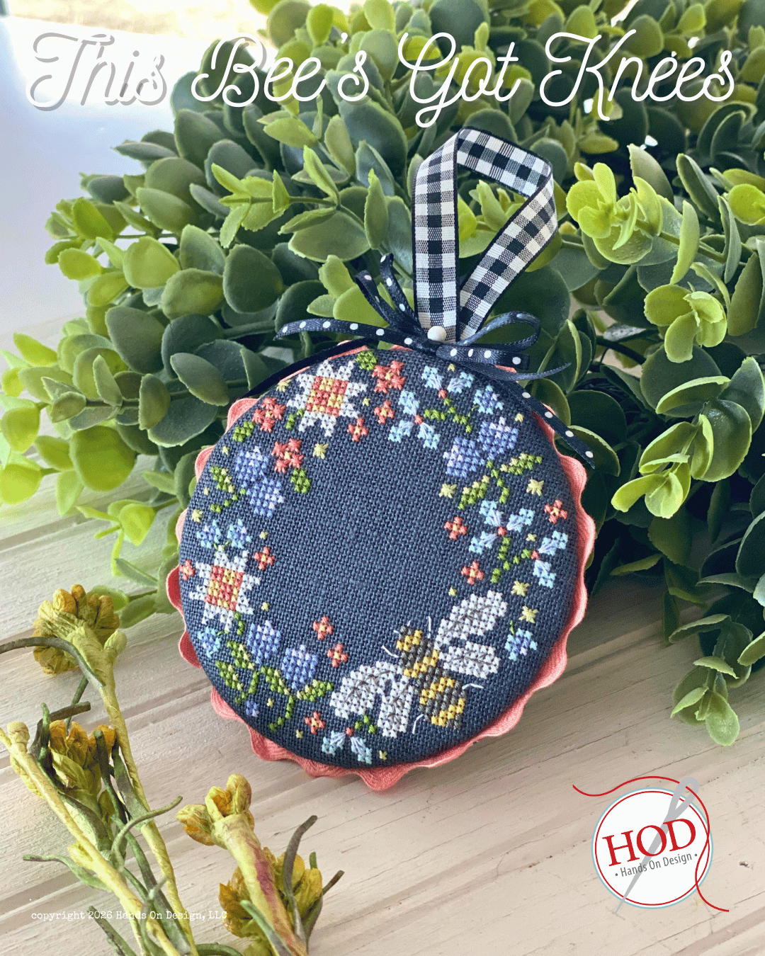 PREORDER This Bee’s Got Knees - Hands on Design - Cross Stitch Pattern