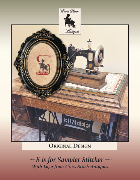 S is for Sampler - Cross Stitch Antiques -  Cross Stitch Pattern