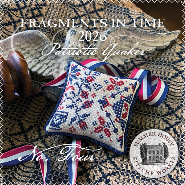 Fragments in time 2026 No. 4 - Summer House Stitch Workes - Cross Stitch Pattern, Cross Stitch Patterns, The Crafty Grimalkin - A Cross Stitch Store