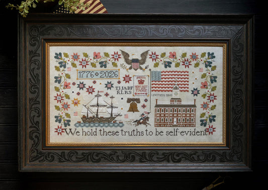 PREORDER America 250 - Plum Street Samplers - Cross Stitch Pattern