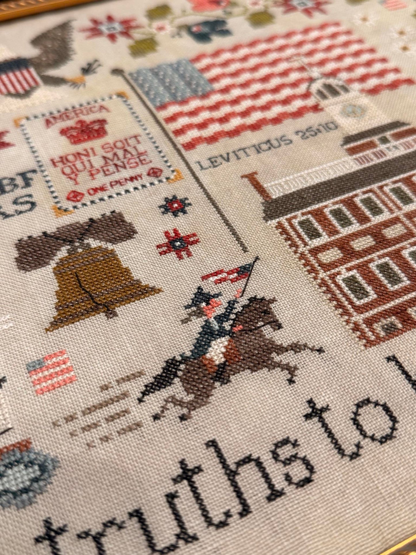 PREORDER America 250 - Plum Street Samplers - Cross Stitch Pattern