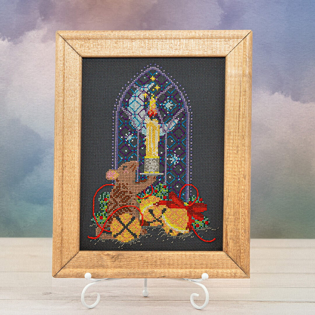 PREORDER  Quiet as a Church Mouse - Counting Puddles -  Cross Stitch Pattern