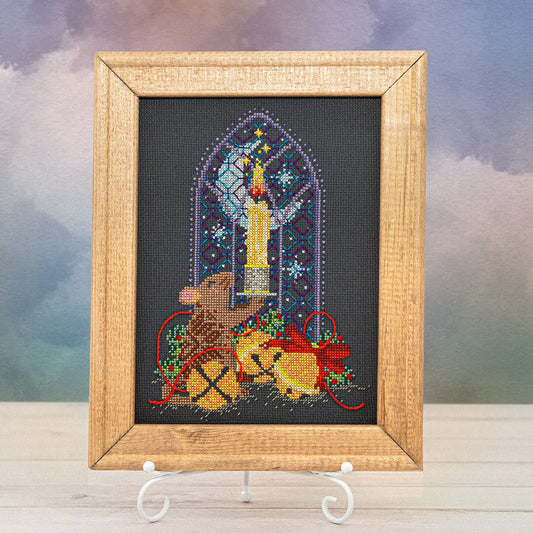 PREORDER  Quiet as a Church Mouse - Counting Puddles -  Cross Stitch Pattern, Cross Stitch Patterns, The Crafty Grimalkin - A Cross Stitch Store