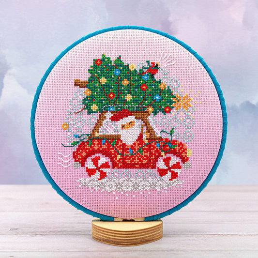 PREORDER  Santa's Coming to Town - Counting Puddles -  Cross Stitch Pattern