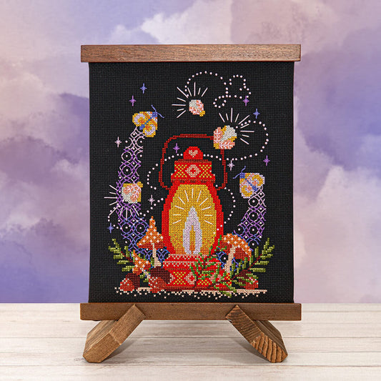 PREORDER  Woodland Aglow - Counting Puddles - Cross Stitch Pattern