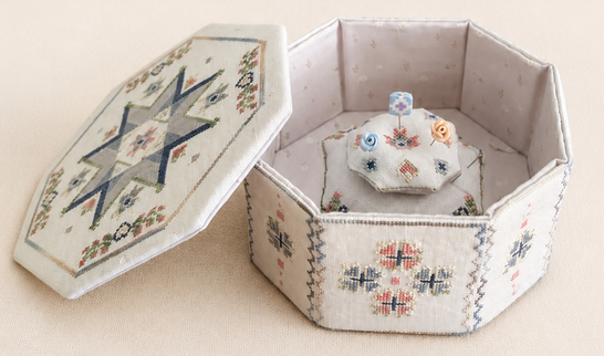 PREORDER Quaker Star Sewing Box - MTV Designs - Cross Stitch Kit