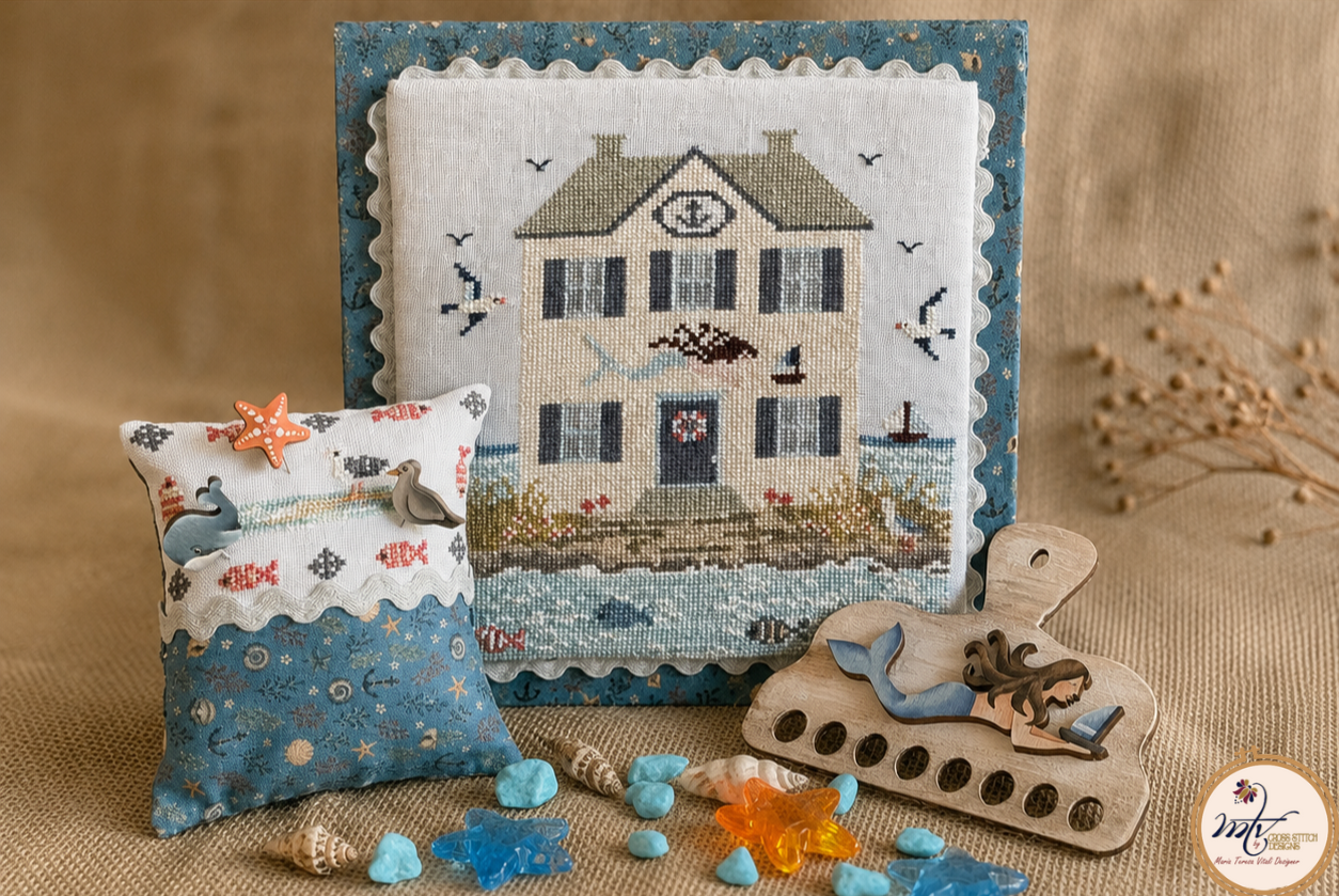 PREORDER The Mermaid Cove - MTV Designs - Cross Stitch Kit