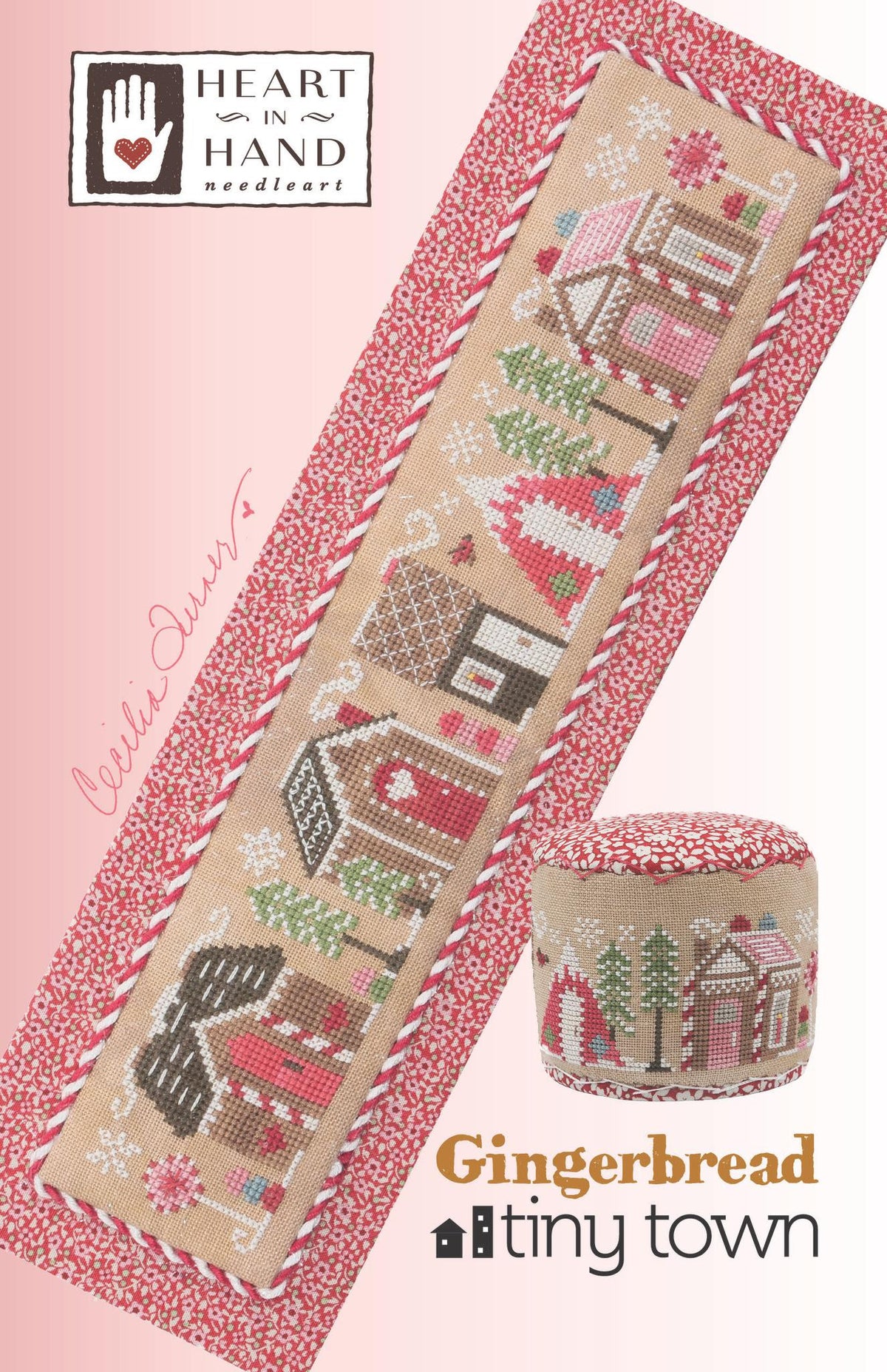 Gingerbread Tiny Town - Heart in Hand - Cross Stitch Pattern