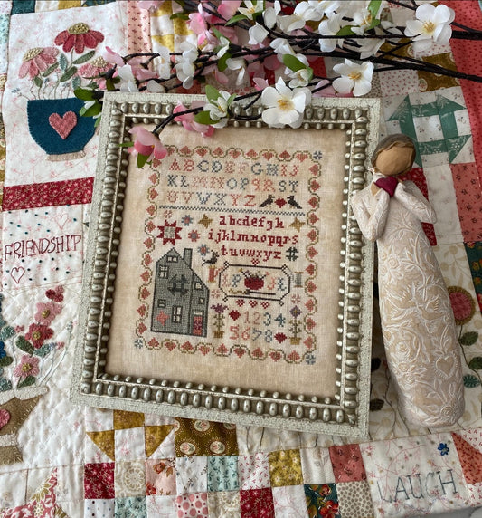 Mother-Daughter Everlasting Friendship Sampler - Pansy Patch Quilts and Stitchery, Needlecraft Patterns, The Crafty Grimalkin - A Cross Stitch Store