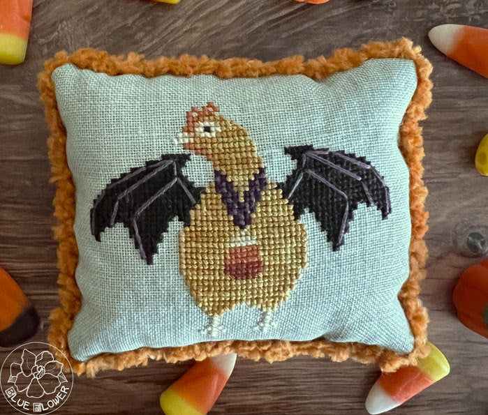 PREORDER Candy Corn Crew - The Blue Flower - Cross Stitch Pattern