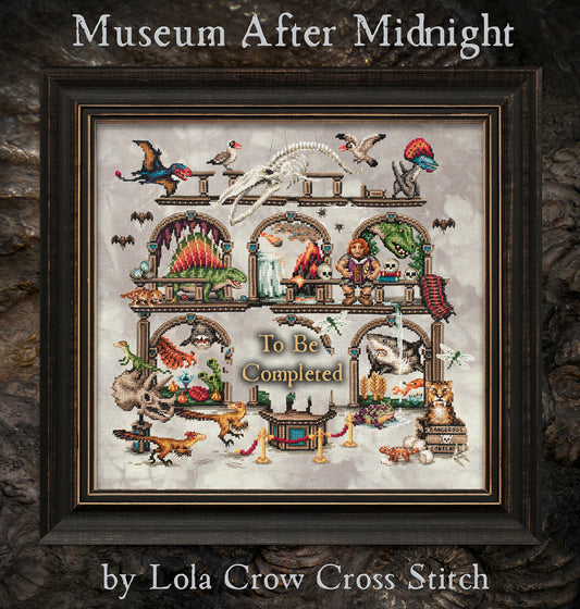 PREORDER Museum After Midnight - Lola Crow - Cross Stitch Pattern