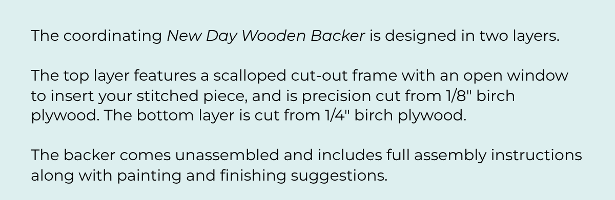 PREORDER New Day Wooden Backer - Cherry Blossoms