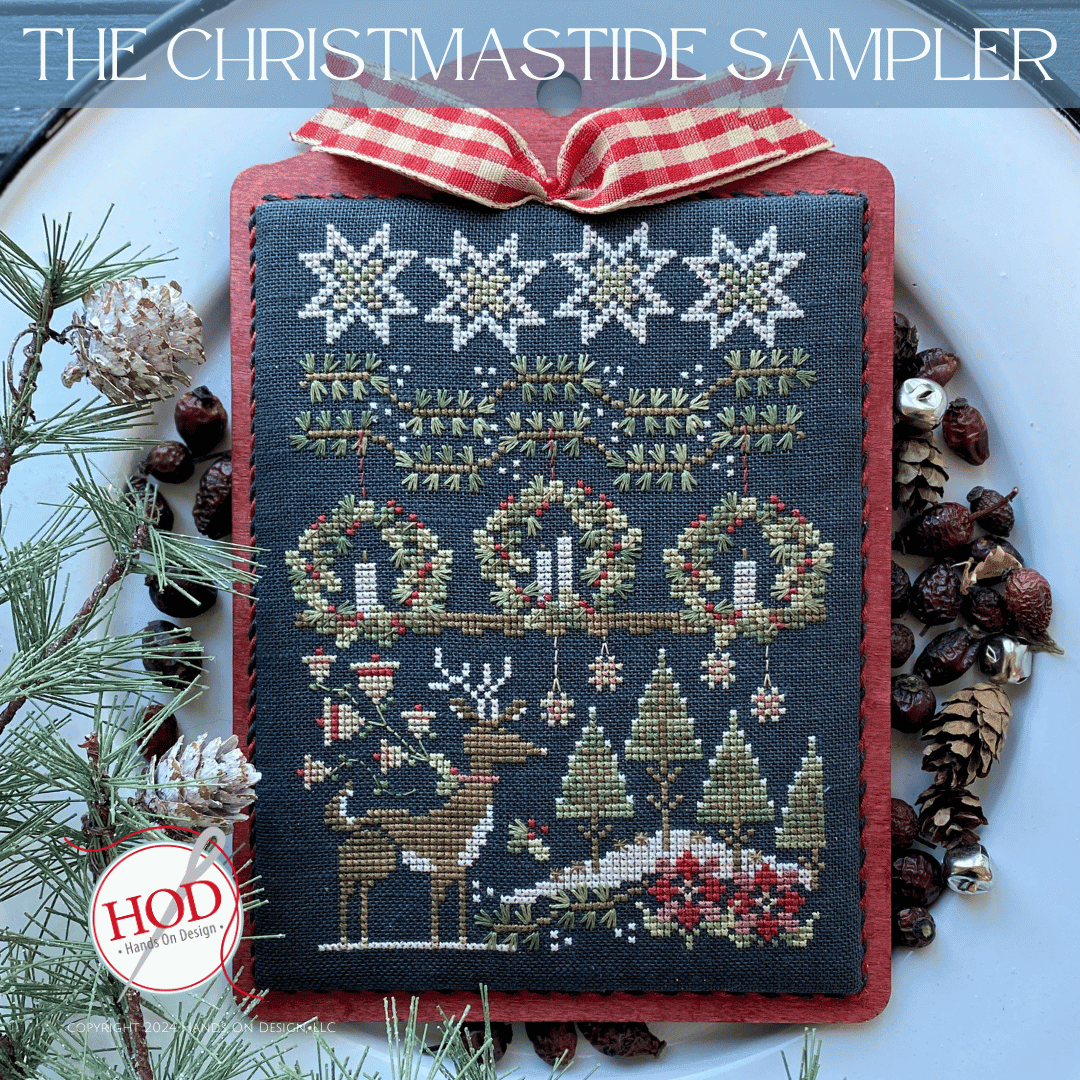 PREORDER The Christmastide Sampler - Hands on Design - Cross Stitch Pattern
