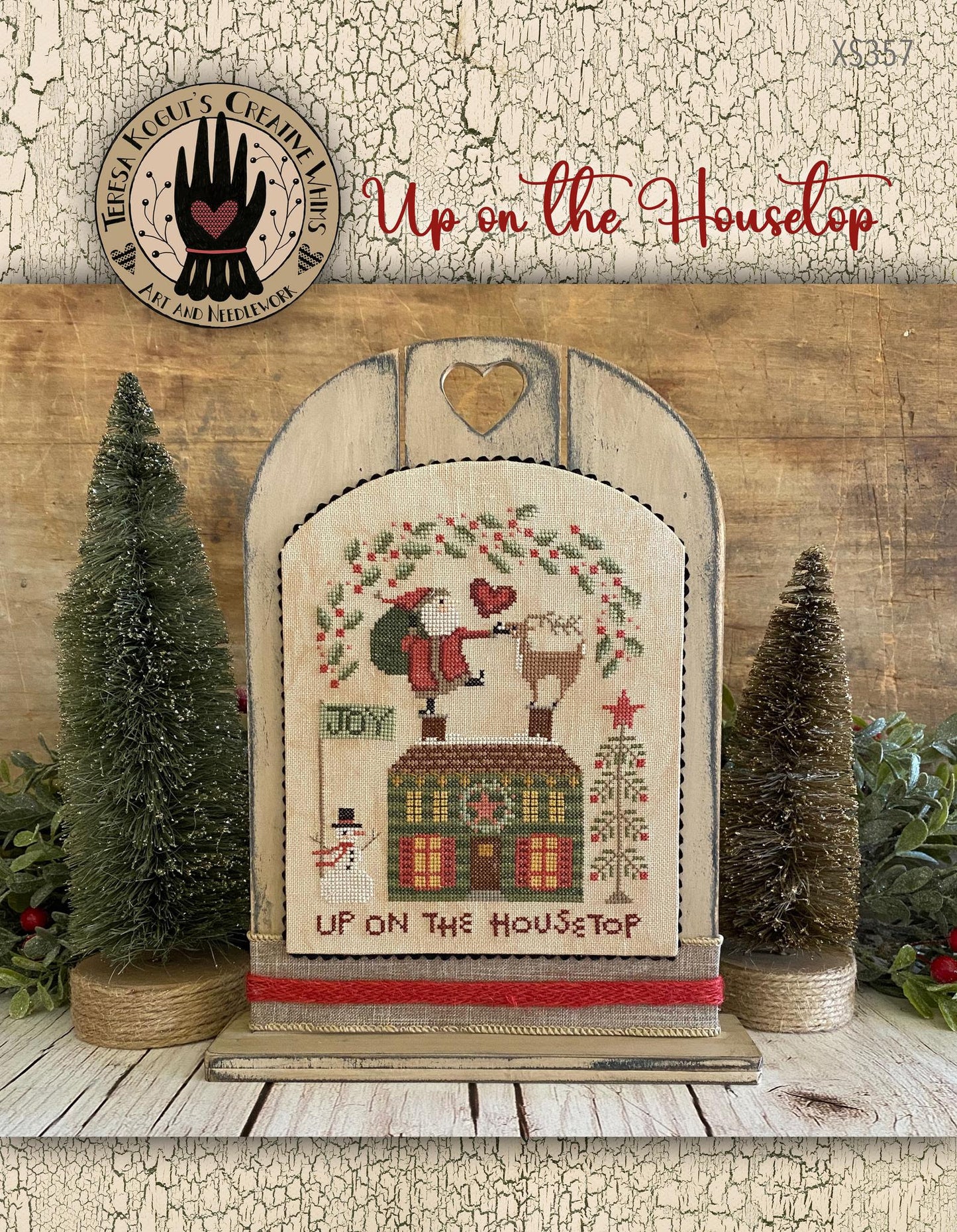 Up on the Housetop - Teresa Kogut - Cross Stitch Pattern