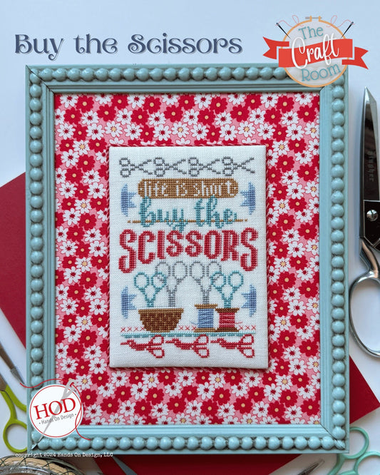Buy the Scissors - Hands on Design - Cross Stitch Pattern