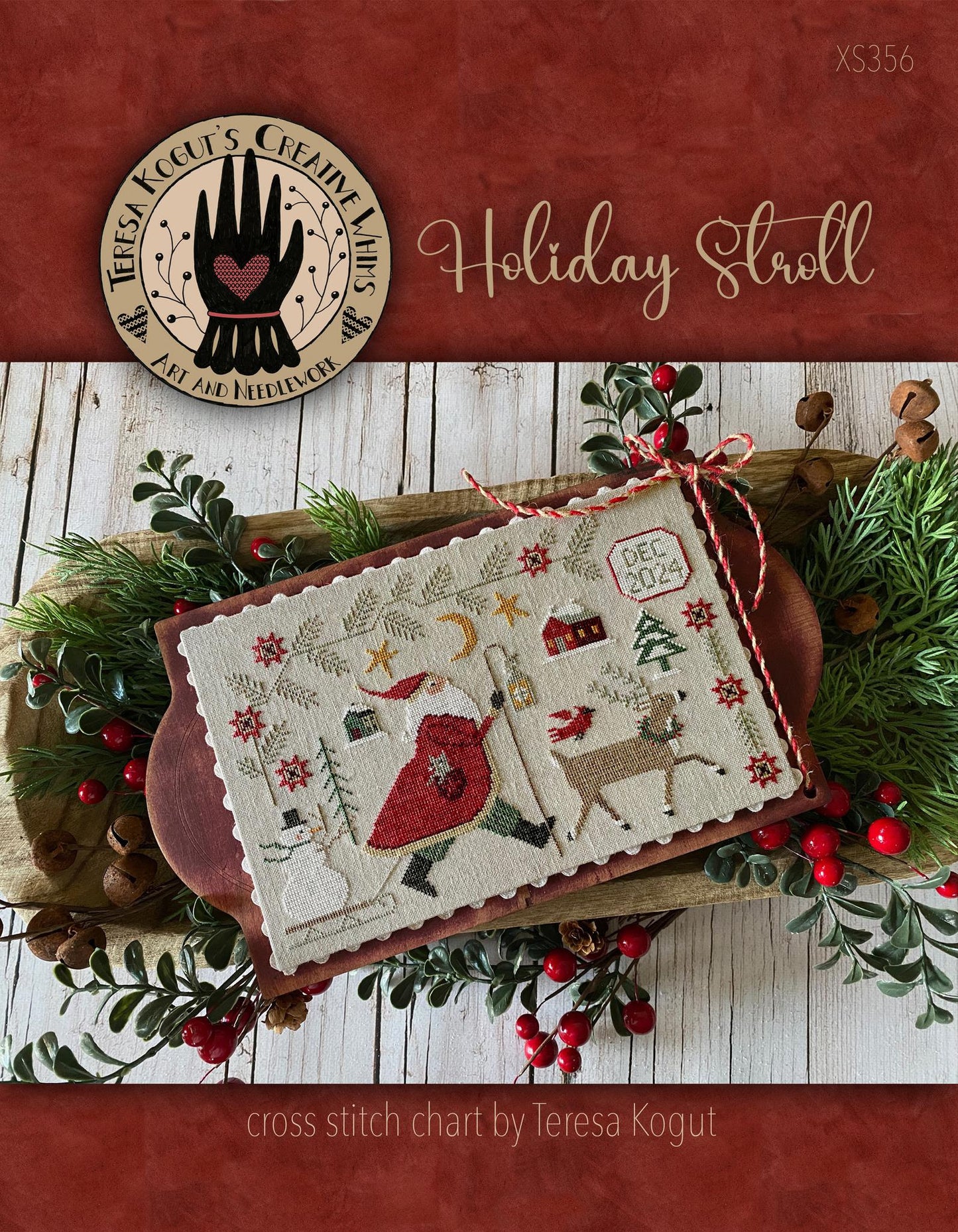 Holiday Stroll - Teresa Kogut - Cross Stitch Pattern