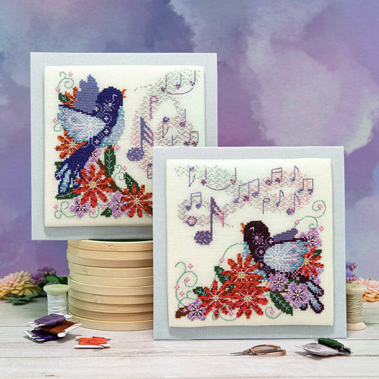 Songbird Serenade - Counting Puddles - Cross Stitch Pattern