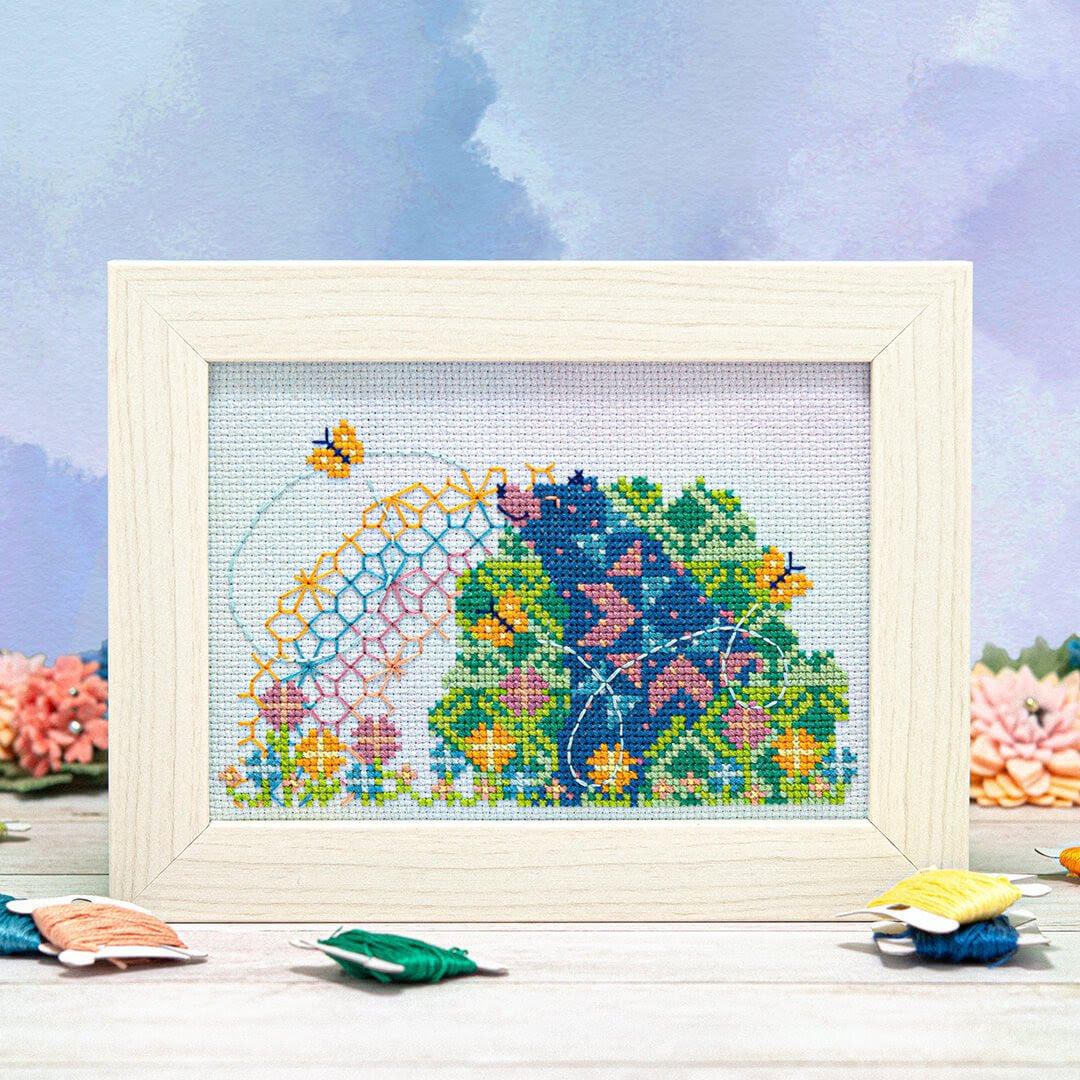 PRE-ORDER Bear-y Good Day - Counting Puddles - Cross Stitch Pattern, Needlecraft Patterns, The Crafty Grimalkin - A Cross Stitch Store