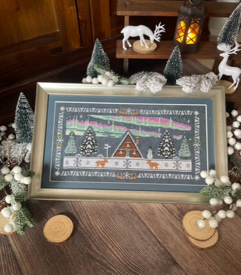 Chalet in the Snow - Flossabilities - Cross Stitch Pattern