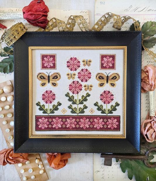 PREORDER Fanciful Flowers - Hello From Liz Mathews - Cross Stitch Pattern, Needlecraft Patterns, The Crafty Grimalkin - A Cross Stitch Store