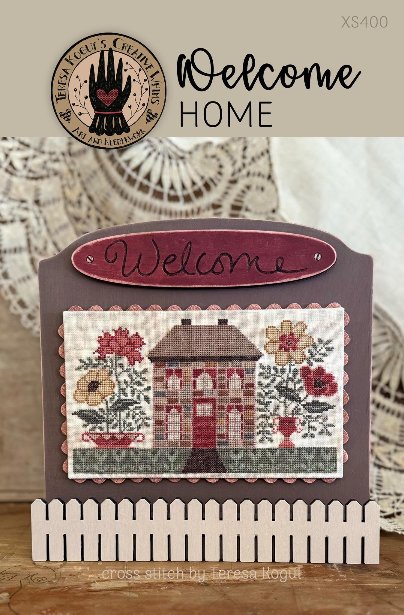 PREORDER Welcome Home - Teresa Kogut  - Cross Stitch Pattern, Needlecraft Patterns, The Crafty Grimalkin - A Cross Stitch Store