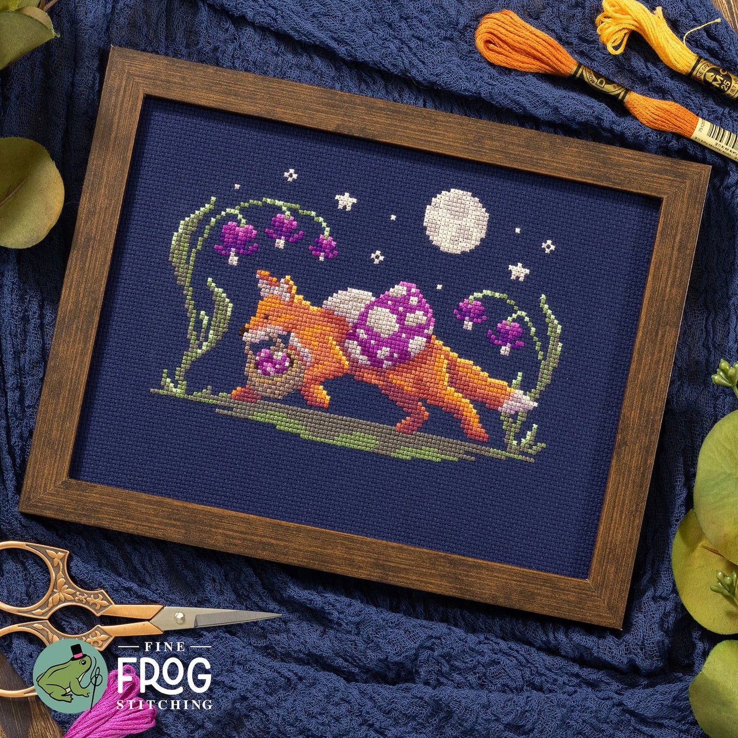 PREORDER Mushroom Thief - Fine Frog Stitching - Cross Stitch Pattern